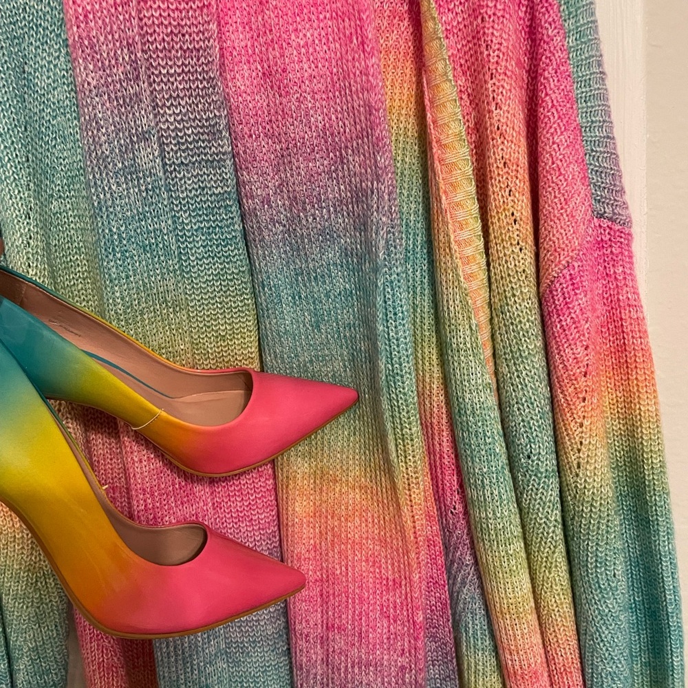 Multi Colored Heels - image 2